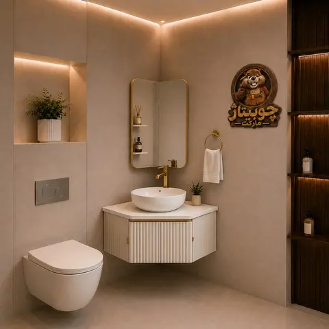 روشویی گوشه ای کنج لاین