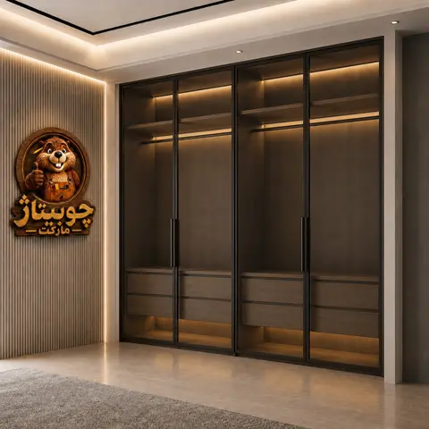 کمد شیشه ای توکار