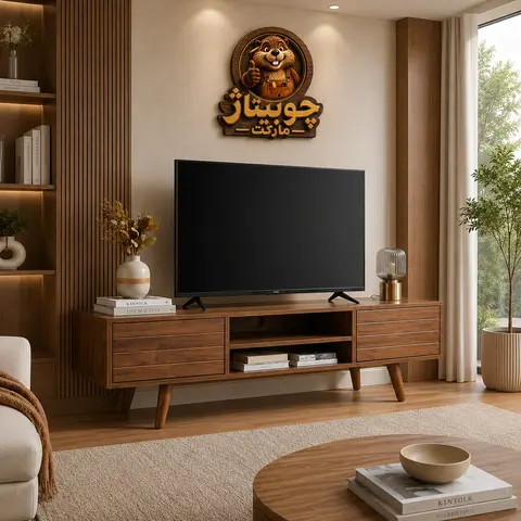 میز تلویزیون چوبی «راشا»